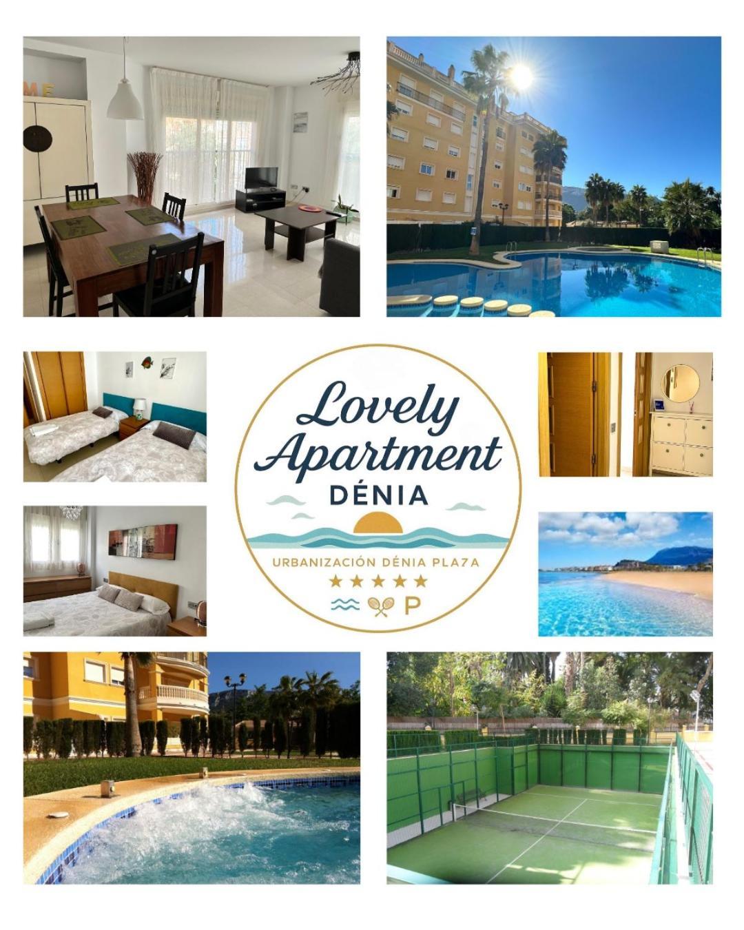 Lovely Apartment Denia, Piscina, Jacuzzi, Padel, Parking 外观 照片