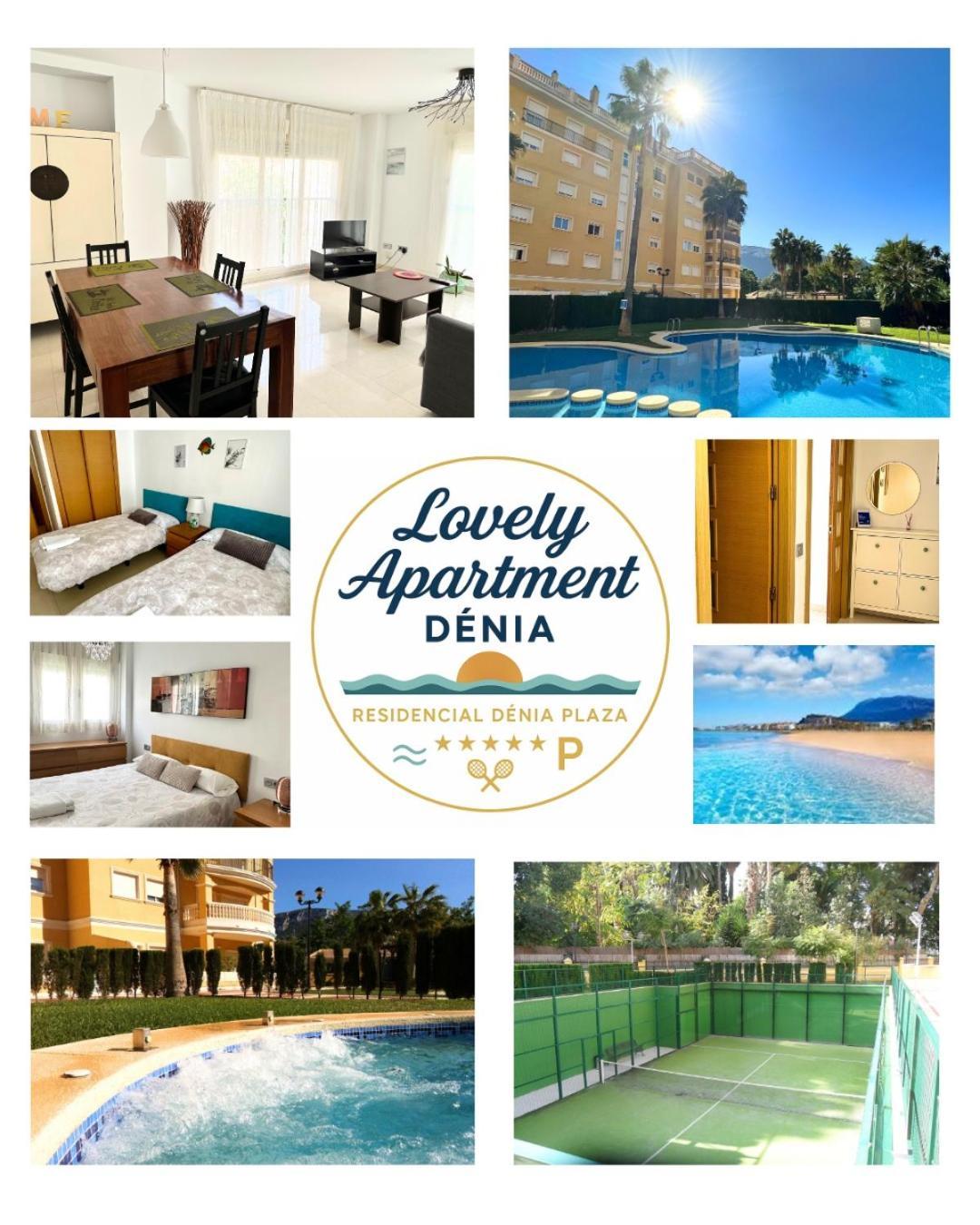 Lovely Apartment Denia, Piscina, Jacuzzi, Padel, Parking 外观 照片
